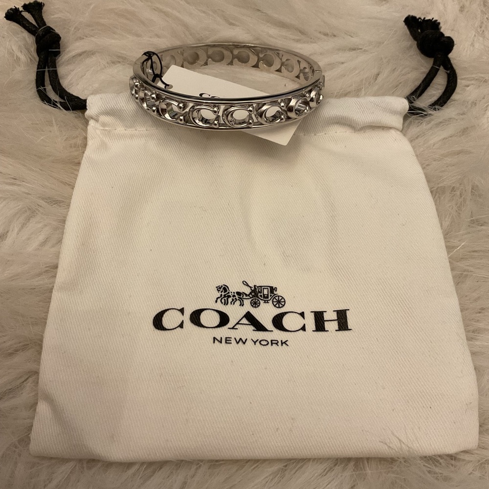 Coach Signature Bangle Bracelet - Picture 2 of 5